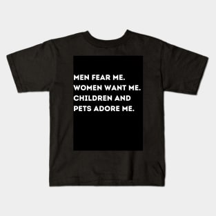 Men Fear Me Etc Kids T-Shirt